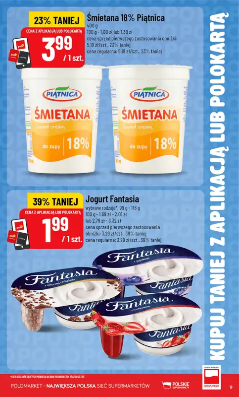 POLOmarket - gazetka promocyjna Katalog Kupuj taniej z POLOappką od środy 29.04 do wtorku 05.05 - strona 9