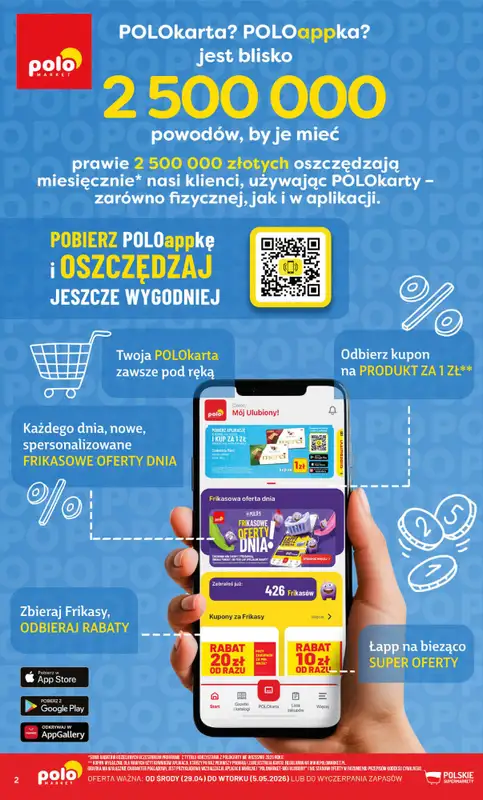 POLOmarket - gazetka promocyjna Katalog Kupuj taniej z POLOappką od środy 29.04 do wtorku 05.05 - strona 2
