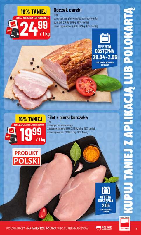 POLOmarket - gazetka promocyjna Katalog Kupuj taniej z POLOappką od środy 29.04 do wtorku 05.05 - strona 7