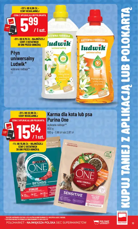 POLOmarket - gazetka promocyjna Katalog Kupuj taniej z POLOappką od środy 29.04 do wtorku 05.05 - strona 15
