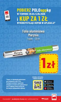 POLOmarket - gazetka promocyjna Katalog Kupuj taniej z POLOappką od środy 29.04 do wtorku 05.05 - strona 3
