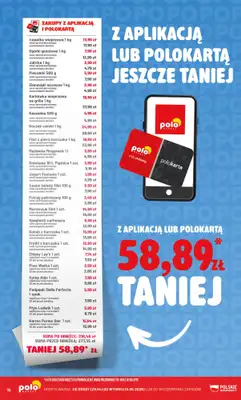 POLOmarket - gazetka promocyjna Katalog Kupuj taniej z POLOappką od środy 29.04 do wtorku 05.05 - strona 16
