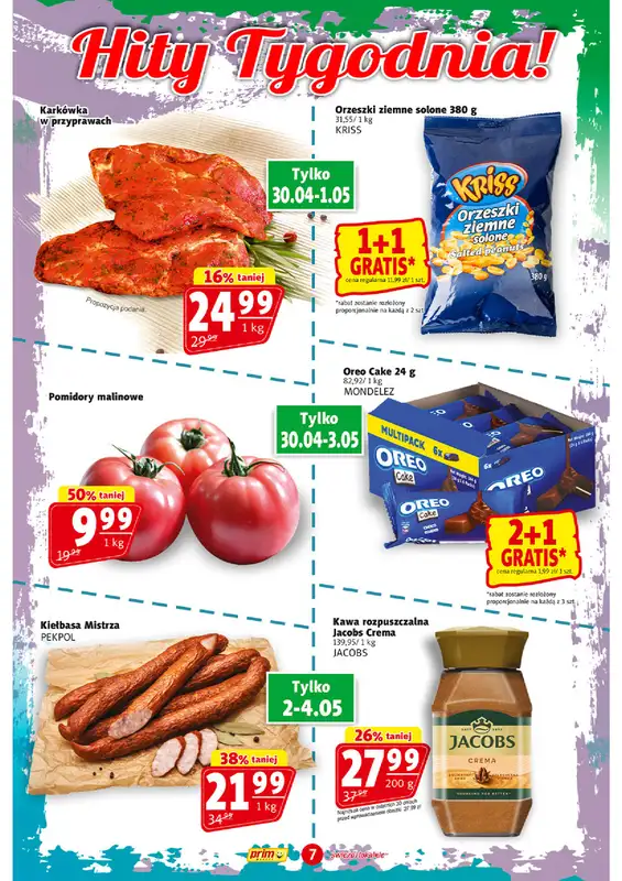 Prim Market - gazetka promocyjna Gazetka od czwartku 30.04 do środy 06.05 - strona 7