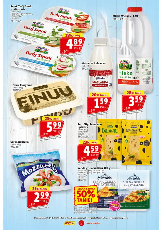 Prim Market - gazetka promocyjna Gazetka od czwartku 30.04 do środy 06.05 - strona 5