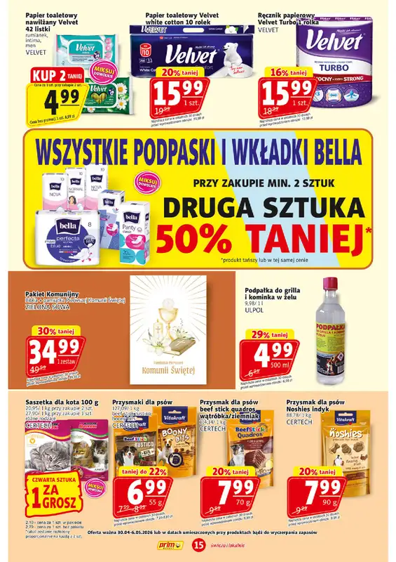 Prim Market - gazetka promocyjna Gazetka od czwartku 30.04 do środy 06.05 - strona 15