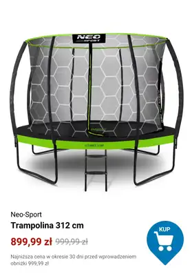 Decathlon - gazetka promocyjna Trampoliny ogrodowe w supercenach od środy 29.04  - strona 4