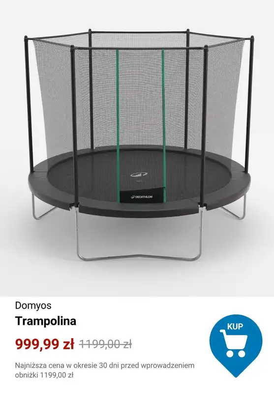 Decathlon - gazetka promocyjna Trampoliny ogrodowe w supercenach od środy 29.04  - strona 6