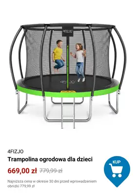 Decathlon - gazetka promocyjna Trampoliny ogrodowe w supercenach od środy 29.04  - strona 10