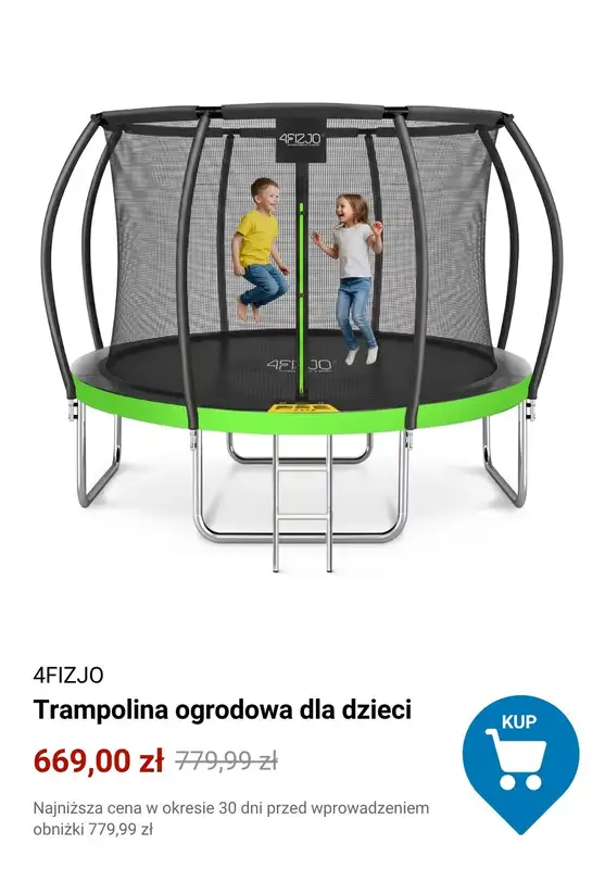 Decathlon - gazetka promocyjna Trampoliny ogrodowe w supercenach od środy 29.04  - strona 10
