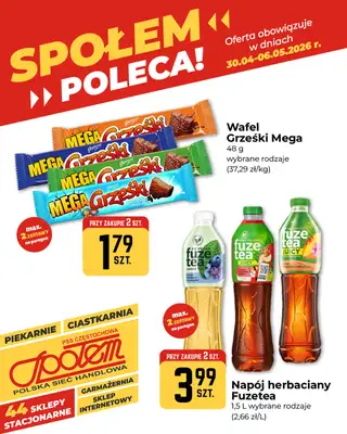 Społem Częstochowa - gazetka promocyjna Plakaty promocyjne od czwartku 30.04 do środy 06.05 - strona 3