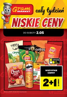 Gram Market - gazetka promocyjna Cały tydzień niskie ceny od czwartku 30.04 do środy 06.05