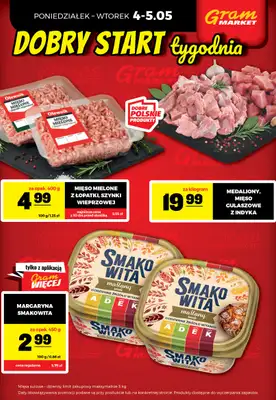 Gram Market - gazetka promocyjna Cały tydzień niskie ceny od czwartku 30.04 do środy 06.05 - strona 4