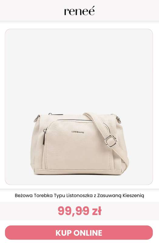 Renee - gazetka promocyjna Torebki w SUPER cenach! od środy 29.04 do niedzieli 10.05 - strona 7