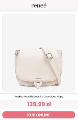 Torebka Typu Listonoszka Ozdobiona Klapą