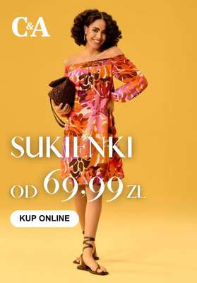 C&A - gazetka promocyjna Sukienki od 69,99 zł od środy 29.04 