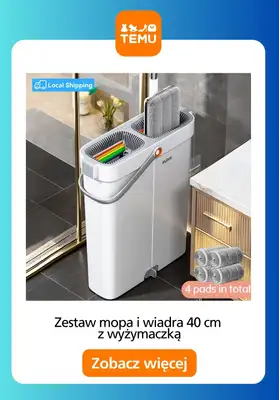 Temu - gazetka promocyjna Produkty do sprzątania od środy 29.04  - strona 5