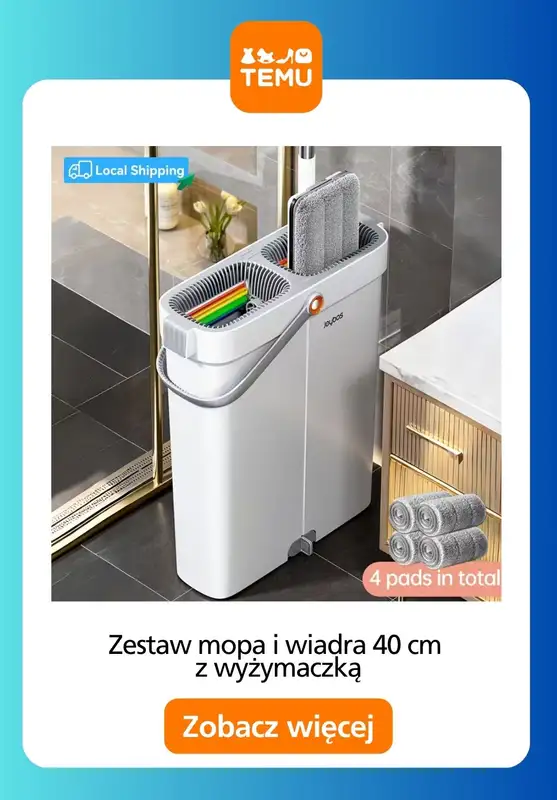 Temu - gazetka promocyjna Produkty do sprzątania od środy 29.04  - strona 5