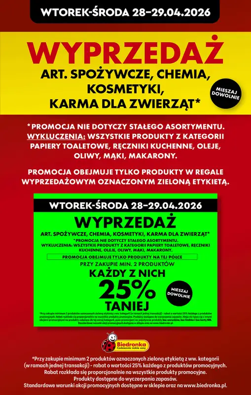 Biedronka - gazetka promocyjna Od środy, Z ladą tradycyjną od środy 29.04 do środy 06.05 - strona 7