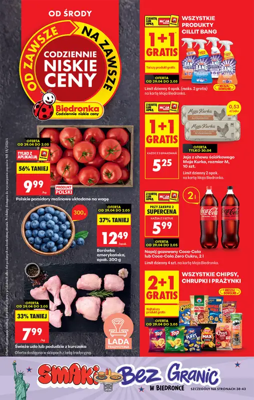 Biedronka - gazetka promocyjna Od środy, Z ladą tradycyjną  