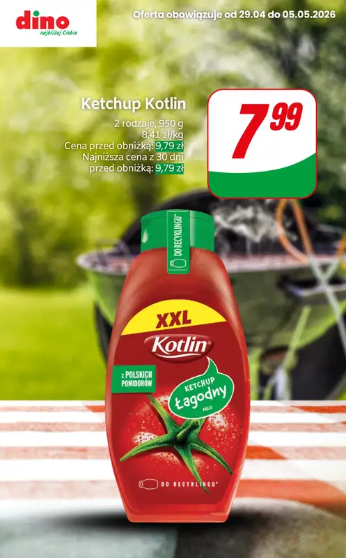 Dino - gazetka promocyjna OKAZJE na grilla! od czwartku 30.04 do wtorku 05.05 - strona 9