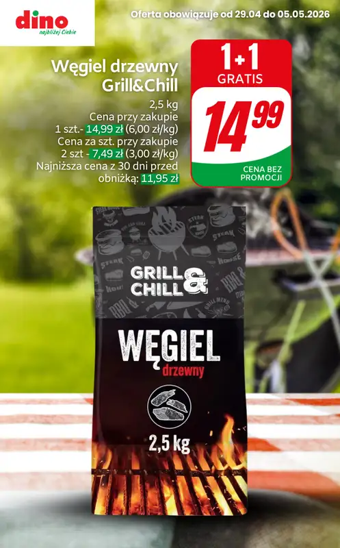 Dino - gazetka promocyjna OKAZJE na grilla! od czwartku 30.04 do wtorku 05.05 - strona 3
