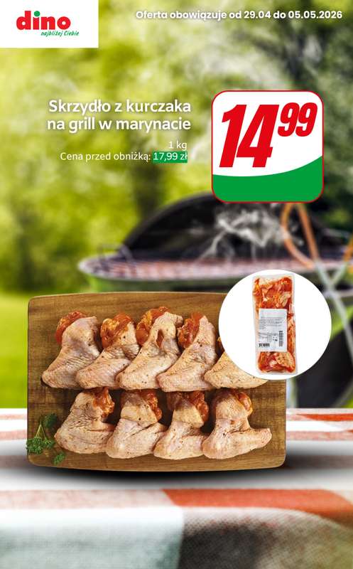 Dino - gazetka promocyjna OKAZJE na grilla! od czwartku 30.04 do wtorku 05.05 - strona 2