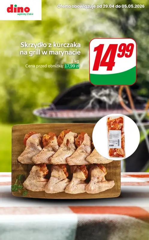 Dino - gazetka promocyjna OKAZJE na grilla! od czwartku 30.04 do wtorku 05.05 - strona 2