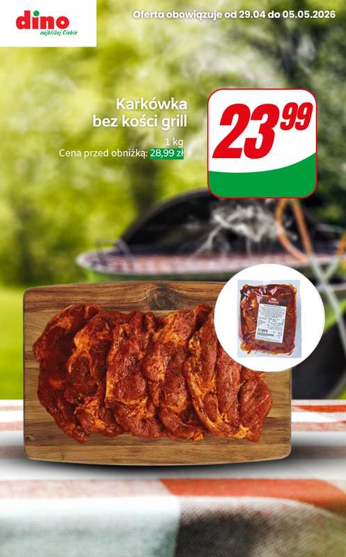 Dino - gazetka promocyjna OKAZJE na grilla! od czwartku 30.04 do wtorku 05.05 - strona 5