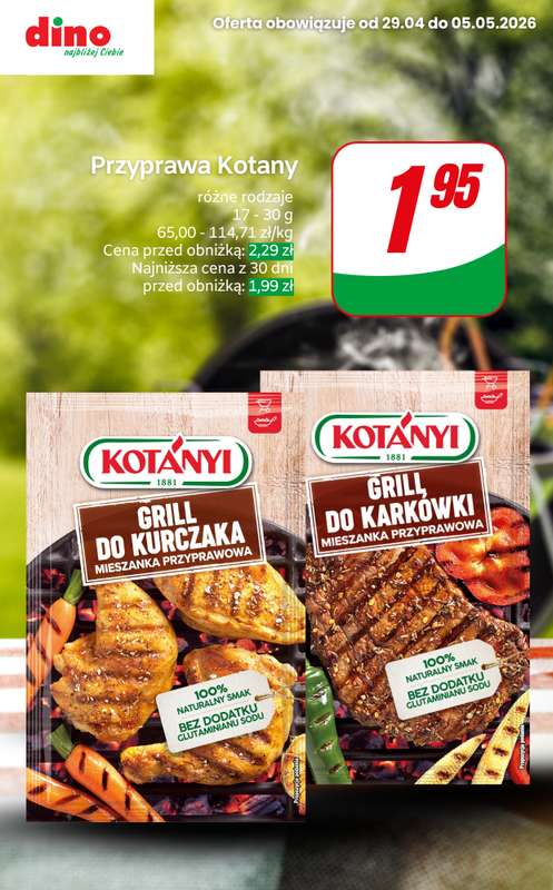 Dino - gazetka promocyjna OKAZJE na grilla! od czwartku 30.04 do wtorku 05.05 - strona 8