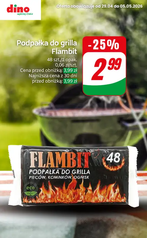 Dino - gazetka promocyjna OKAZJE na grilla! od czwartku 30.04 do wtorku 05.05 - strona 10