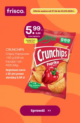 Frisco - gazetka promocyjna Przygotuj się na Majówkę z nami! od środy 29.04 do niedzieli 03.05 - strona 6