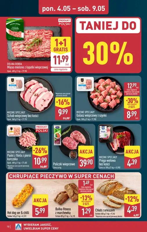 Aldi - gazetka promocyjna Pełny katalog! od poniedziałku 04.05 do soboty 09.05 - strona 10