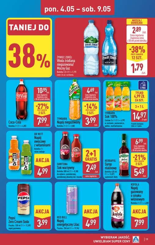 Aldi - gazetka promocyjna Pełny katalog! od poniedziałku 04.05 do soboty 09.05 - strona 19