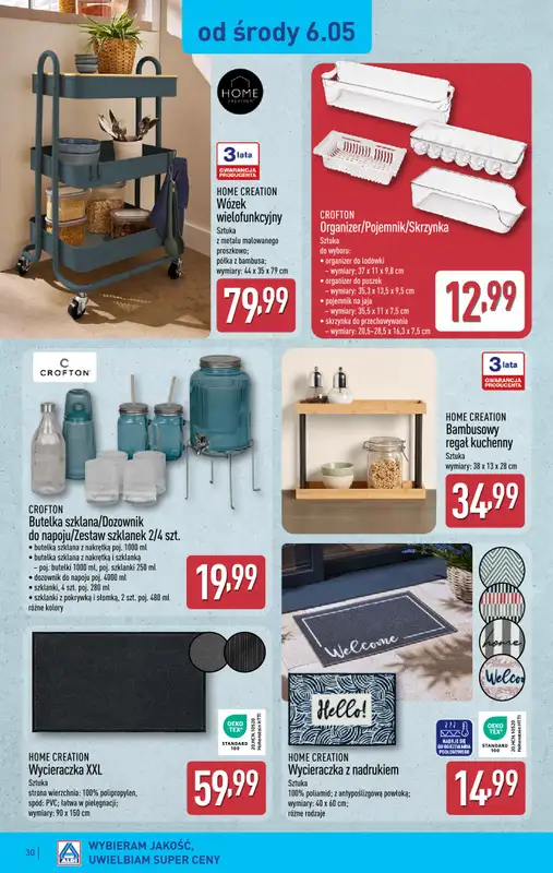 Aldi - gazetka promocyjna Pełny katalog! od poniedziałku 04.05 do soboty 09.05 - strona 30