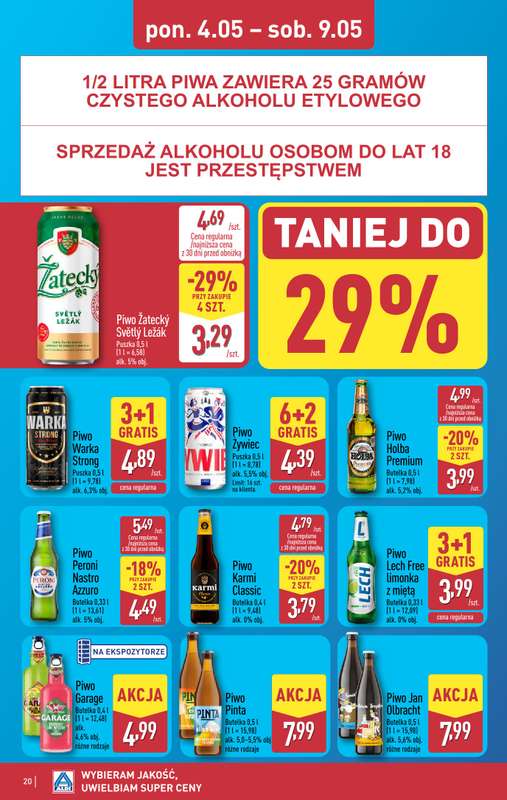 Aldi - gazetka promocyjna Pełny katalog! od poniedziałku 04.05 do soboty 09.05 - strona 20