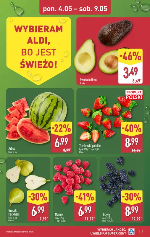 Aldi - gazetka promocyjna Pełny katalog! od poniedziałku 04.05 do soboty 09.05 - strona 5