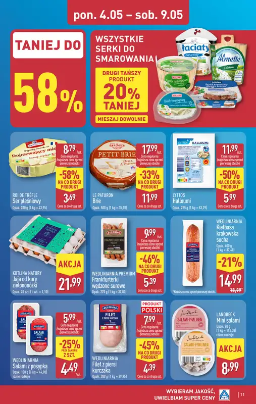 Aldi - gazetka promocyjna Pełny katalog! od poniedziałku 04.05 do soboty 09.05 - strona 11
