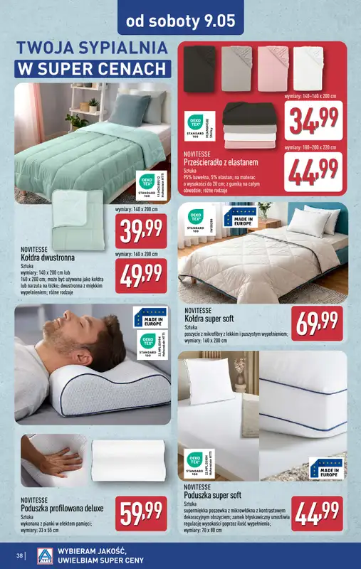 Aldi - gazetka promocyjna Pełny katalog! od poniedziałku 04.05 do soboty 09.05 - strona 38