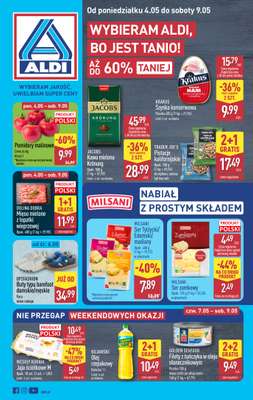 Aldi - gazetka promocyjna Pełny katalog! od poniedziałku 04.05 do soboty 09.05