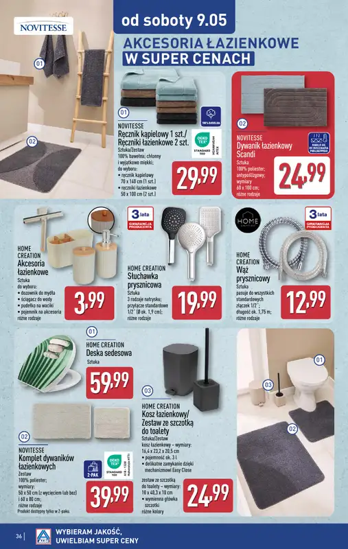 Aldi - gazetka promocyjna Pełny katalog! od poniedziałku 04.05 do soboty 09.05 - strona 36