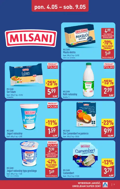 Aldi - gazetka promocyjna Weekend super cen w Aldi! od czwartku 07.05 do soboty 09.05 - strona 7
