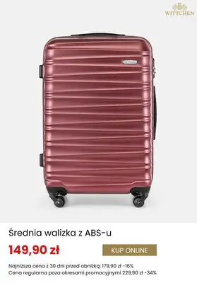 BEST SALE - gazetka promocyjna Wittchen | Dodatkowe -20% na drugą i kolejną walizkę od środy 29.04  - strona 3