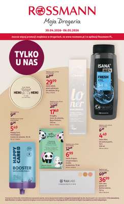 Rossmann - gazetka promocyjna Gazetka od czwartku 30.04 do środy 06.05