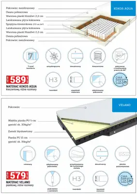 Merkury Market - gazetka promocyjna Meble, wypoczynki, materace od piątku 01.05 do niedzieli 31.05 - strona 36