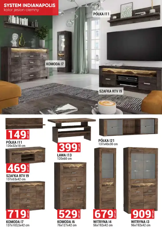 Merkury Market - gazetka promocyjna Meble, wypoczynki, materace od piątku 01.05 do niedzieli 31.05 - strona 23