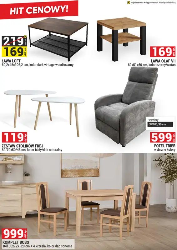 Merkury Market - gazetka promocyjna Meble, wypoczynki, materace od piątku 01.05 do niedzieli 31.05 - strona 47