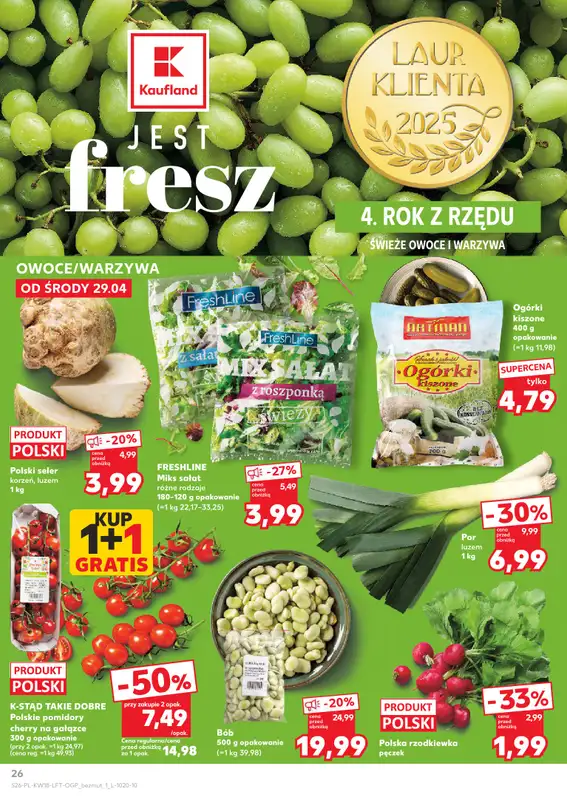 Kaufland - gazetka promocyjna Gazetka Tygodnia od środy 29.04 do środy 06.05 - strona 26