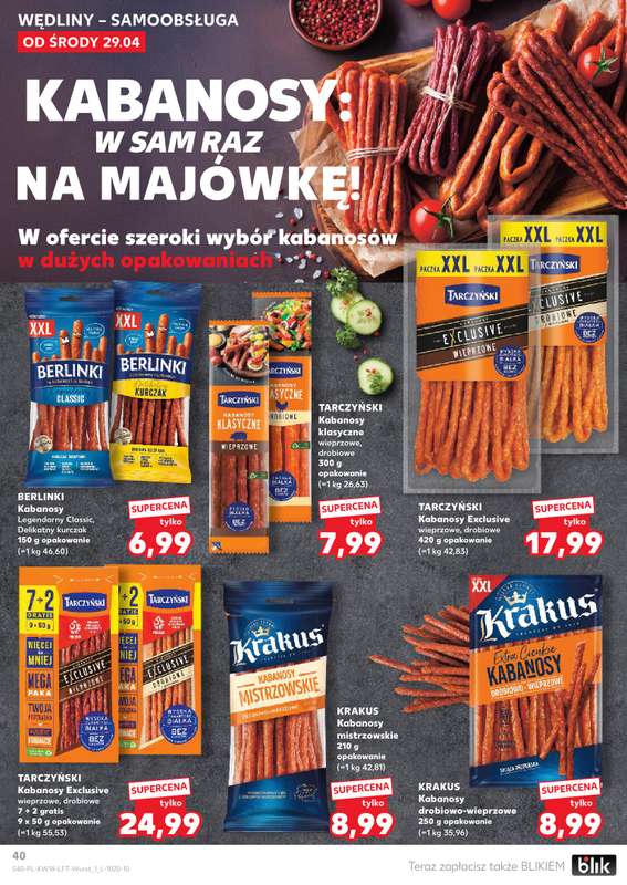 Kaufland - gazetka promocyjna Gazetka Tygodnia od środy 29.04 do środy 06.05 - strona 40