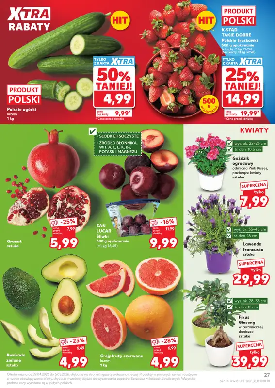 Kaufland - gazetka promocyjna Gazetka Tygodnia od środy 29.04 do środy 06.05 - strona 27
