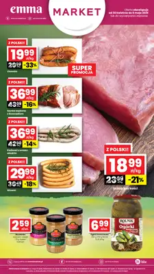 emma MARKET - gazetka promocyjna Promocje Emma Market od czwartku 30.04 do środy 06.05